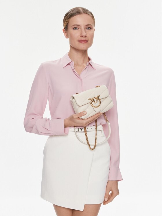 PINKO PINKO Borsetta Love Baby Puff C PE 23 PLT 100040 A0F2 Écru