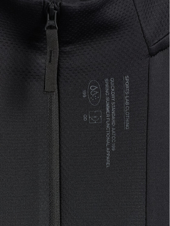 4F 4F Bluza techniczna ATHLETIC Czarny Regular Fit