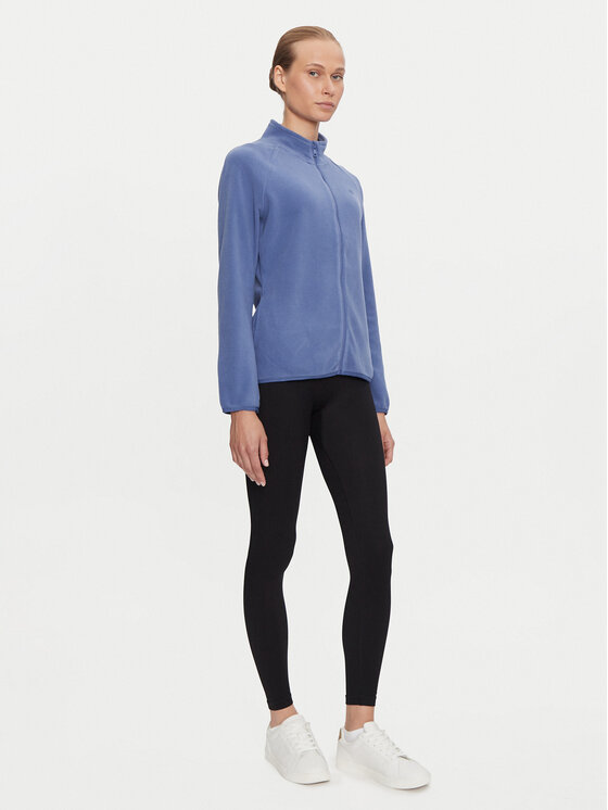 4F 4F Fleecová mikina 4FWMM00TFLEF294 Fialová Regular Fit