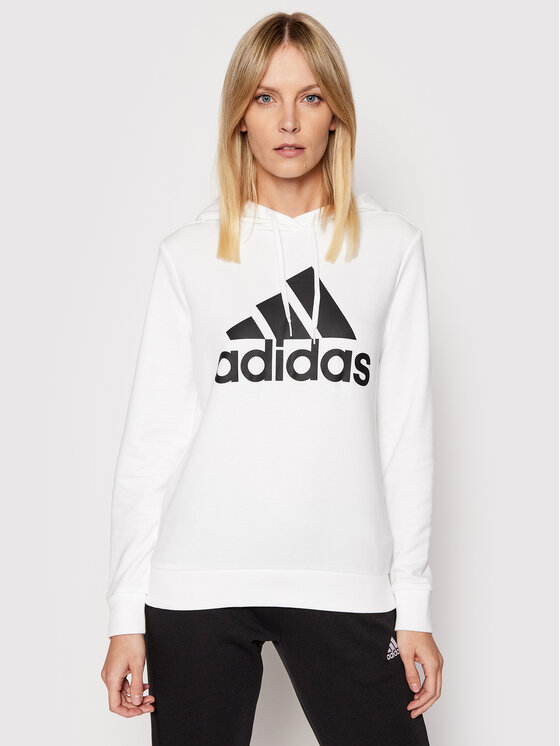 adidas Sweatshirt Essentials HD1800 Blanc Relaxed Fit | Modivo.fr