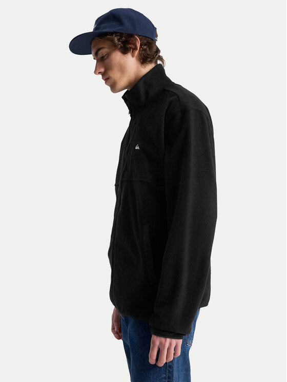 Quiksilver Quiksilver Fleecová mikina No Destination Fz EQYPF03071 Čierna Regular Fit