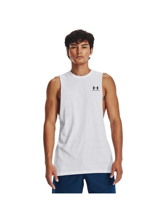 Under Armour Under Armour Tank top 1329286 Biały Regular Fit