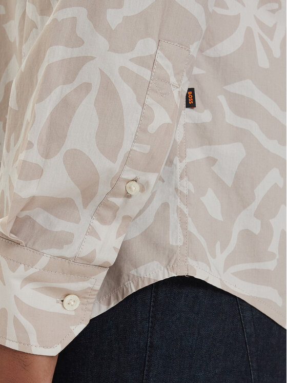 BOSS BOSS Camicia Ricoplus 50561608 Grigio Regular Fit