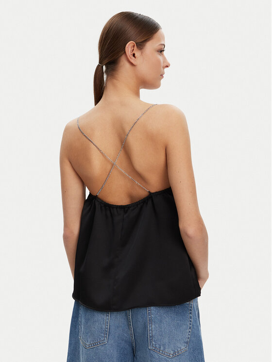 HUGO HUGO Top Cebena 50536436 Czarny Regular Fit