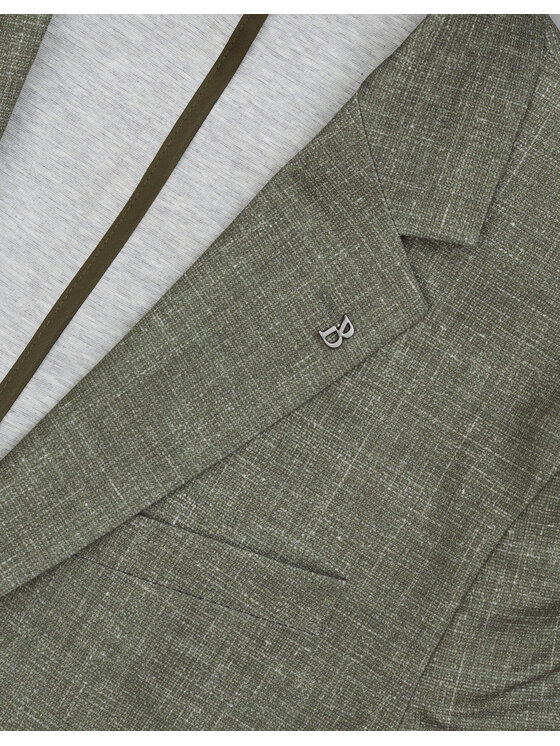 Borgio Borgio Marynarka lumarzo_zielony Zielony Slim Fit