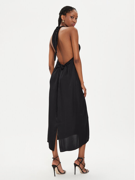 Bruuns Bazaar Bruuns Bazaar Koktel haljina Phia BBW3962 Crna Regular Fit