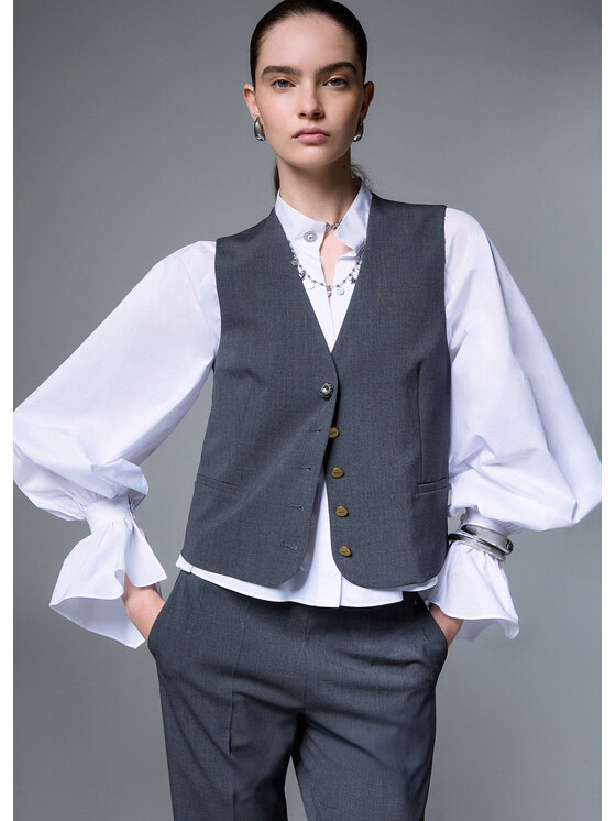 Liu Jo Liu Jo Kamizelka WF6257T743A02069 Zielony Regular Fit