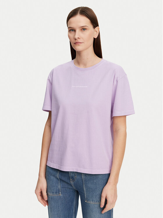 Marc O'Polo Denim Marc O'Polo Denim T-Shirt 500 0005 950 Fialová Relaxed Fit