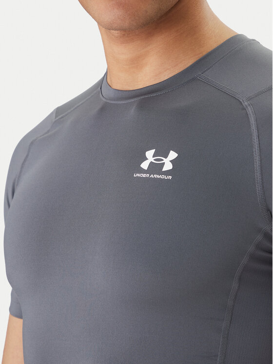 Under Armour Under Armour Тениска от техническо трико Ua HeatGear® Armour 1361518 Сив Slim Fit