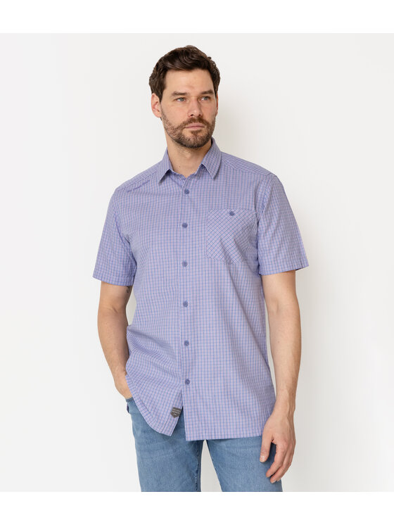 Lee Cooper Lee Cooper Koszula REVIO2 KL14 Fioletowy Regular Fit