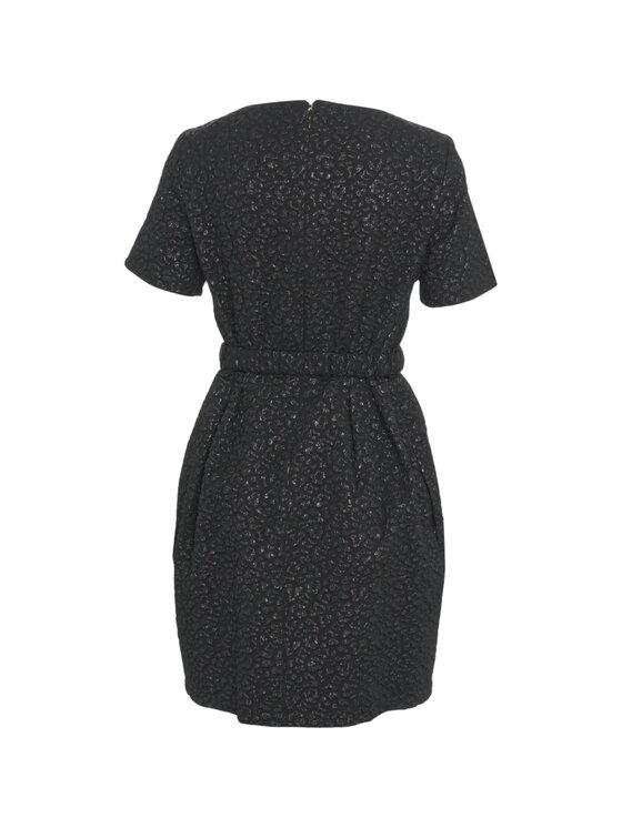 PINKO PINKO Φόρεμα Araceli abito jacquard Μαύρο Slim Fit