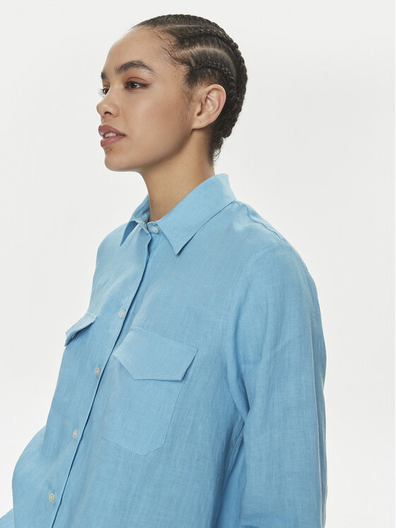 Marella Marella Camicia Alcide 2413111142 Blu Regular Fit