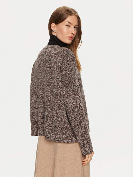 Weekend Max Mara Weekend Max Mara Maglione Moxa 2425366252 Marrone Oversize