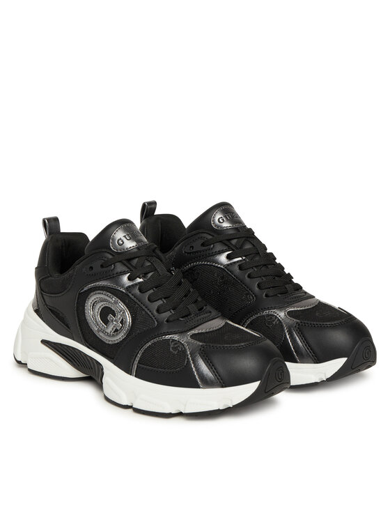 Guess Guess Sneakersy FLFI2B ELE12 Czarny