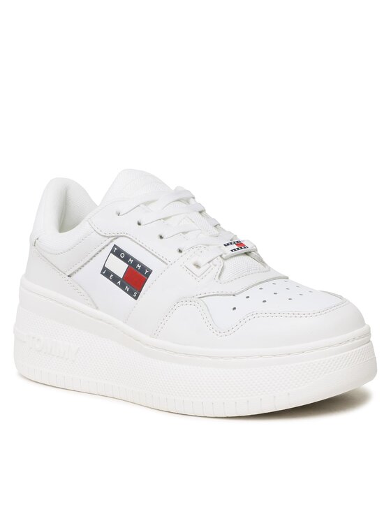 Tommy Jeans Tommy Jeans Tossud Retro Basket Flatf EN0EN02086 Valge