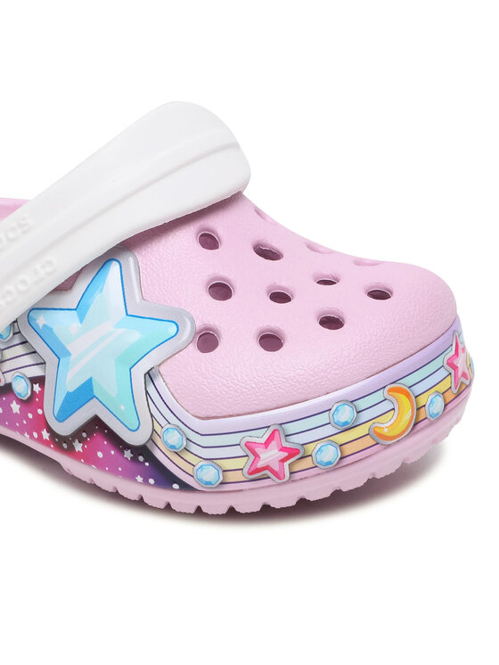 Crocs Crocs Klapki Flstarbandclog K 207075 Różowy