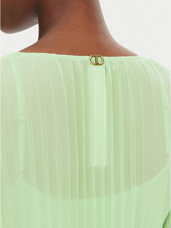 TWINSET TWINSET Rochie cocktail 251TP2330 Verde Regular Fit