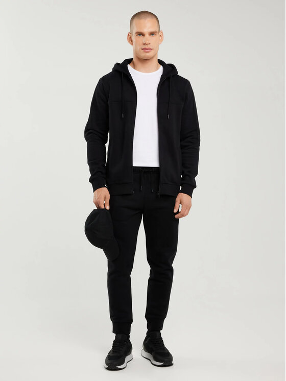 BIG STAR BIG STAR Spodnie dresowe KERSYN Czarny Basic Fit