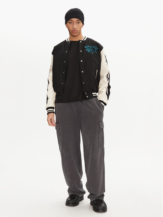 Karl Kani Karl Kani Bomber striukė Amor Flames 60750019 Juoda Regular Fit
