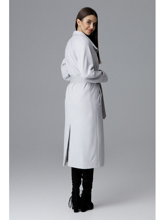 FIGL FIGLFIGL Cappotto M624 Grigio Regular Fit