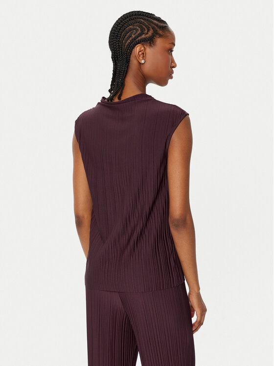 Gina Tricot Gina Tricot Bluse 23481 Dunkelrot Regular Fit