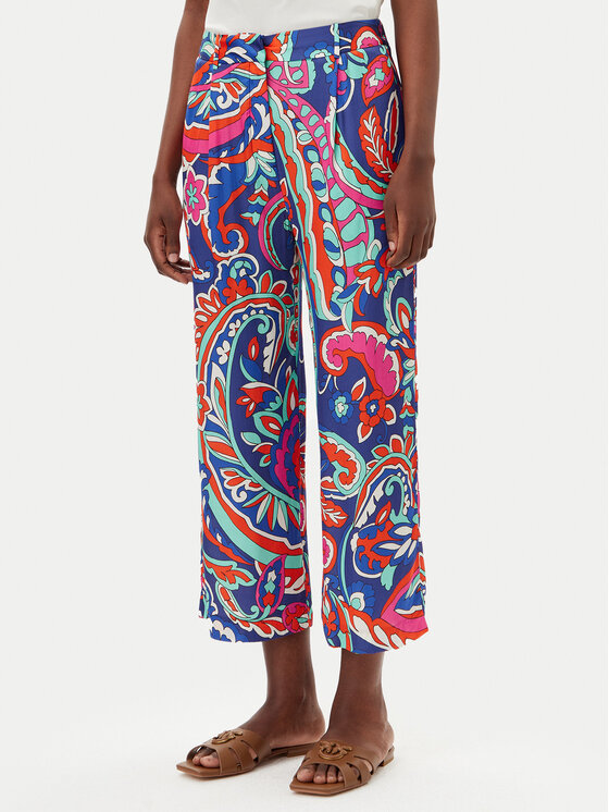 Lola Casademunt by Maite Lola Casademunt by Maite Kalhoty z materiálu MS2514013 Barevná Regular Fit