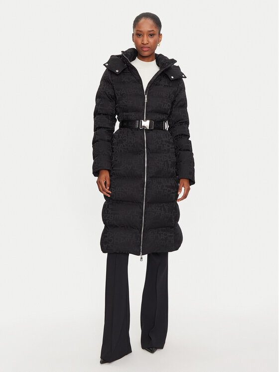 Elisabetta Franchi Giubbotto invernale PI-71D-46E2-V700 Nero Regular Fit, taglia : 44