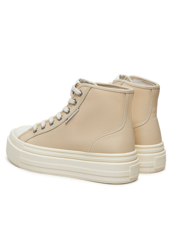 Tommy Jeans Tommy Jeans Trampki Foxing EN0EN02704 Beżowy