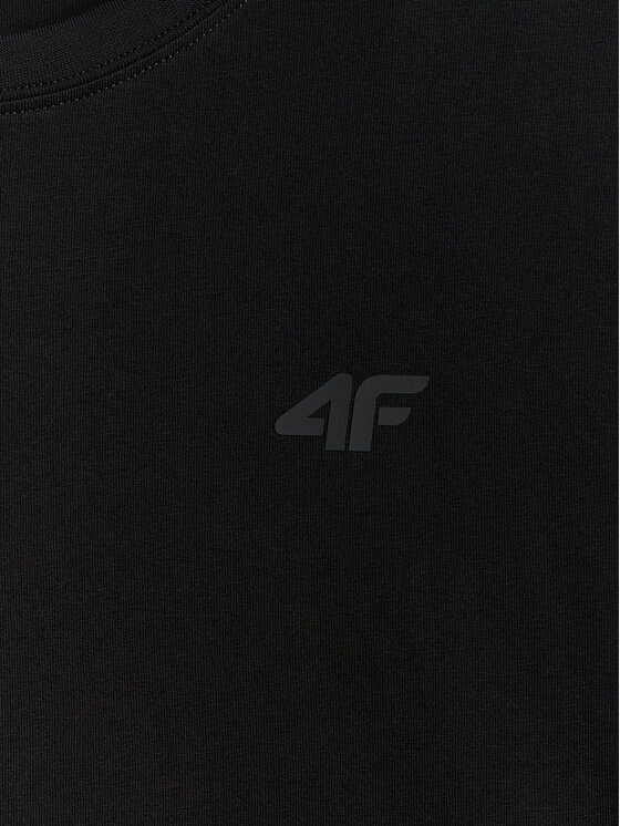 4F 4F T-Shirt NOS Czarny Regular Fit