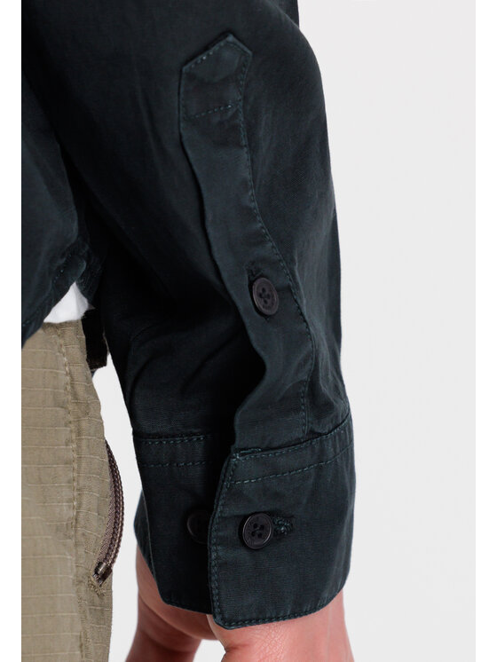 Alpha Industries Alpha Industries Koszula AI.138422-03 Czarny Regular Fit