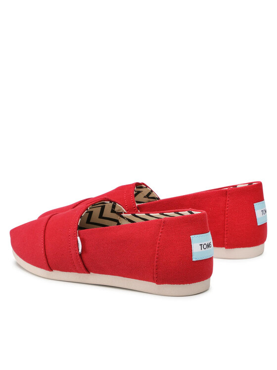 Toms Toms Туфлі Alpargata 10017665 Червоний
