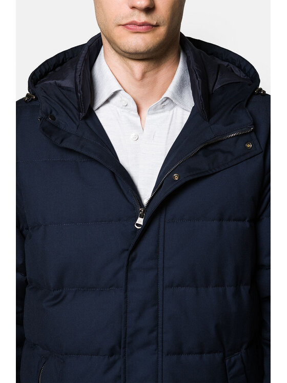 Lancerto Lancerto Kurtka puchowa Copenhagen KU097222000004 Granatowy Regular Fit