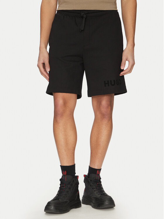 HUGO HUGO Sport rövidnadrág Dinkoe 50535260 Fekete Relaxed Fit