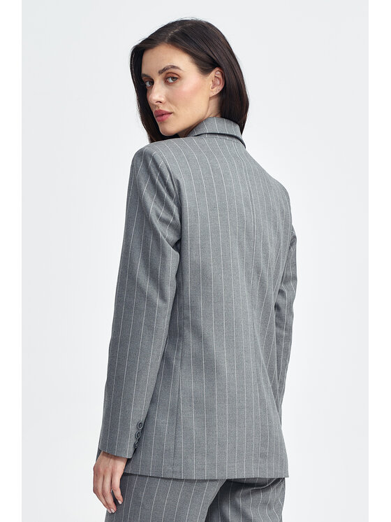 NIFE NIFE Marynarka Z71 Szary Oversize