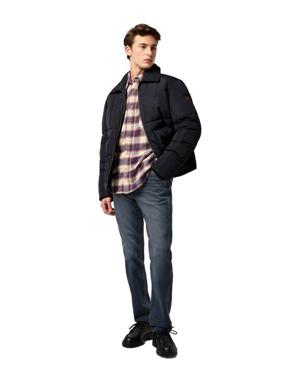 Wrangler Wrangler Jeansy 112370847 Granatowy Straight Leg