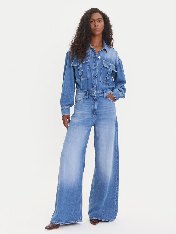 Guess Guess Kombinezon W5YD58 D5B94 Plava Regular Fit