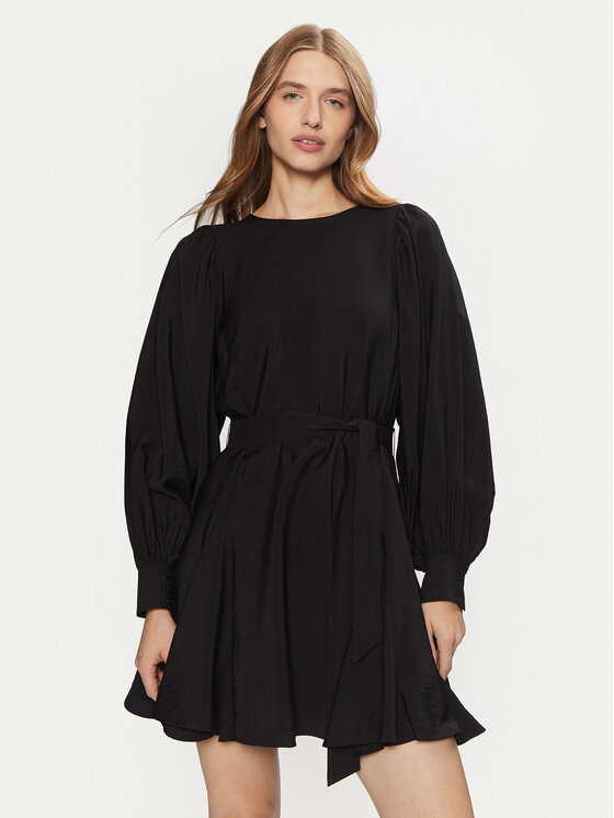 Vila Vila Coctailkleid Guaca 14102571 Schwarz Regular Fit