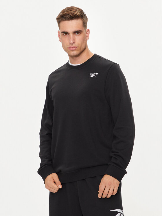 Reebok Reebok Mikina Identity Small Logo 100050282 Černá Regular Fit