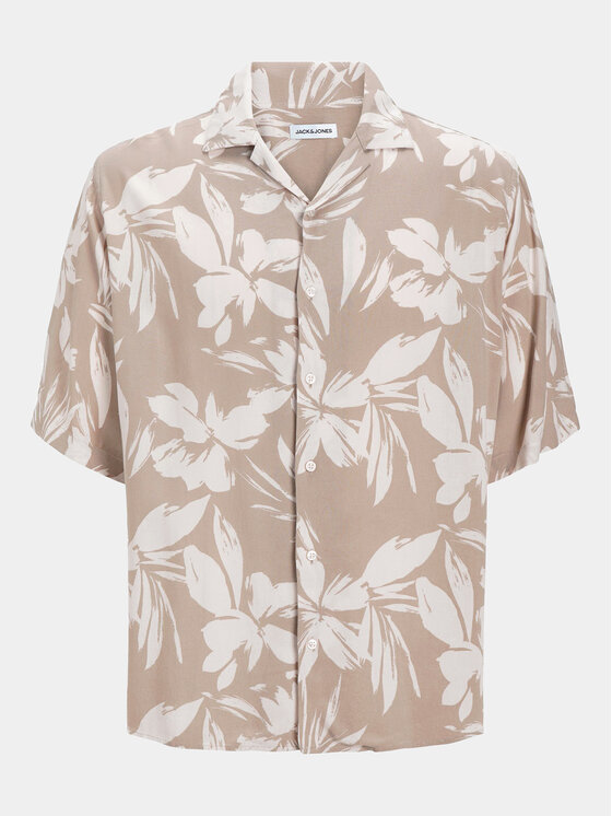 Jack & Jones Jack & Jones Koszula Jeff 12248408 Beżowy Relaxed Fit