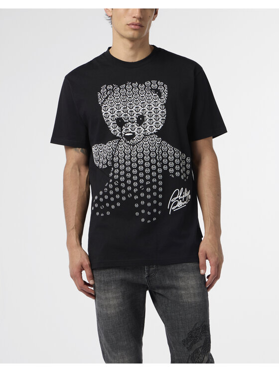 PHILIPP PLEIN PHILIPP PLEIN T-Shirt 29726 Černá Regular Fit