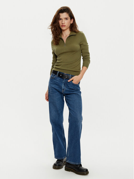 Vero Moda Vero Moda Sweater Happiness 10317993 Zöld Slim Fit