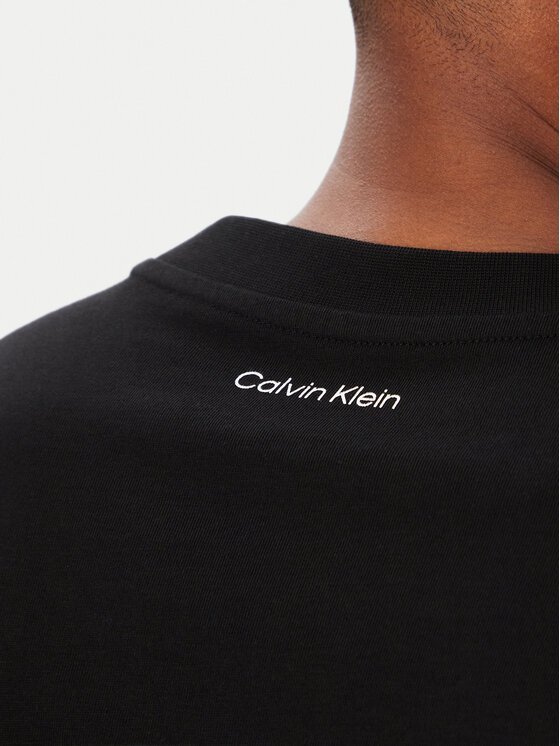 Calvin Klein Jeans Calvin Klein Jeans T-Shirt Seasonal Graphic LV04RH813G Czarny Relaxed Fit