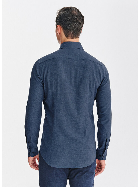 Pako Lorente Pako Lorente Koszula P25WF-1X-017 Granatowy Slim Fit