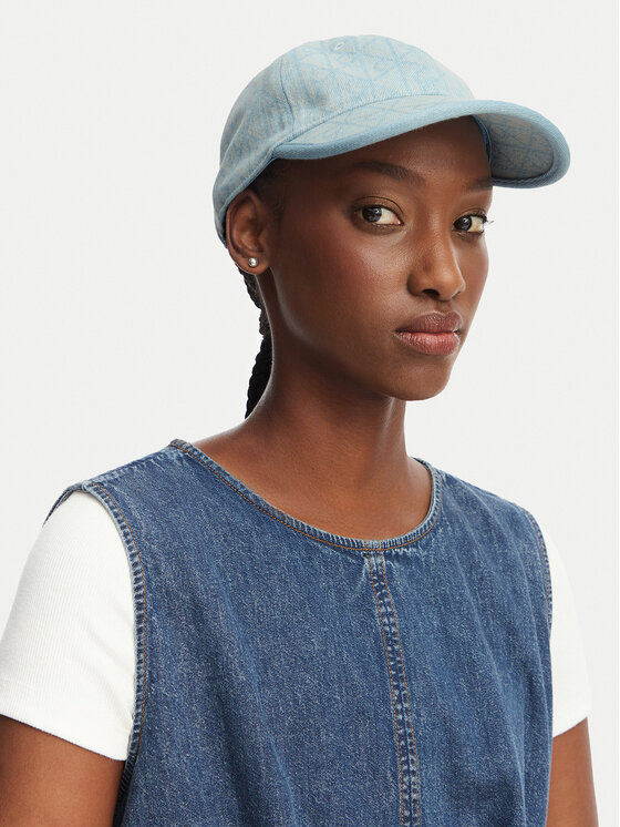 Calvin Klein Calvin Klein Nokamüts Denim Emblem Burnout LV04F5042G Sinine