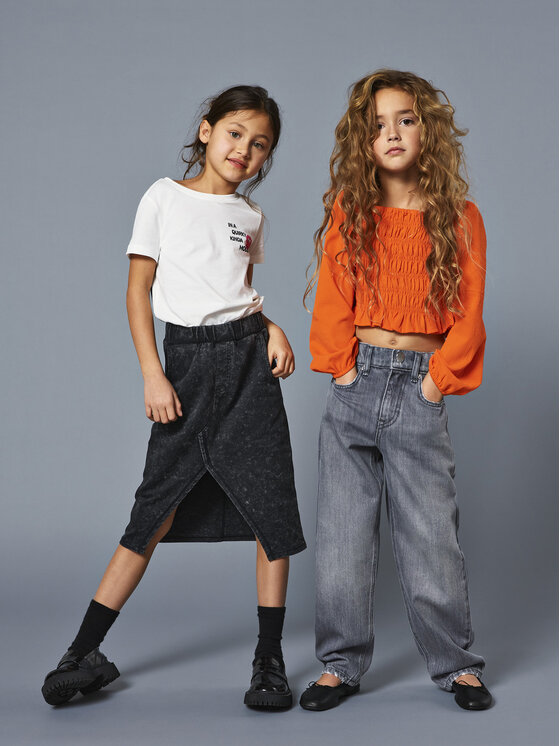 Kids ONLY Kids ONLY Spódnica Donna 15331361 Czarny Regular Fit