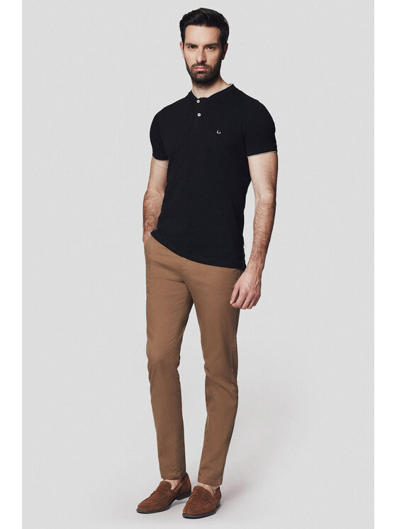 Lancerto Lancerto Chinosy Maroko SP082124000003 Beżowy Regular Fit