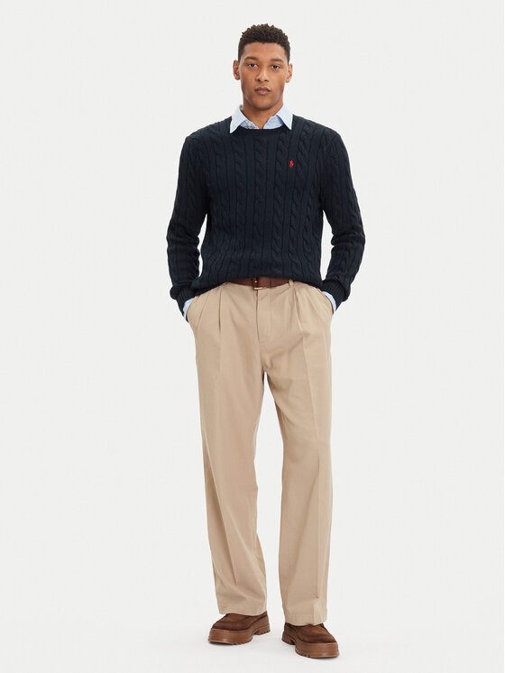 Polo Ralph Lauren Polo Ralph Lauren Πουλόβερ 710775885001 Σκούρο μπλε Regular Fit