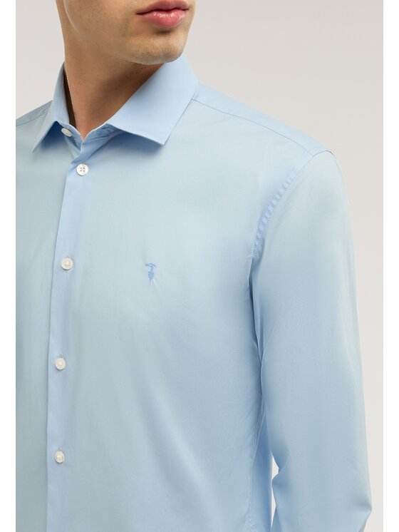 Trussardi Trussardi Koszula 5004N000052N004 Turkusowy Regular Fit