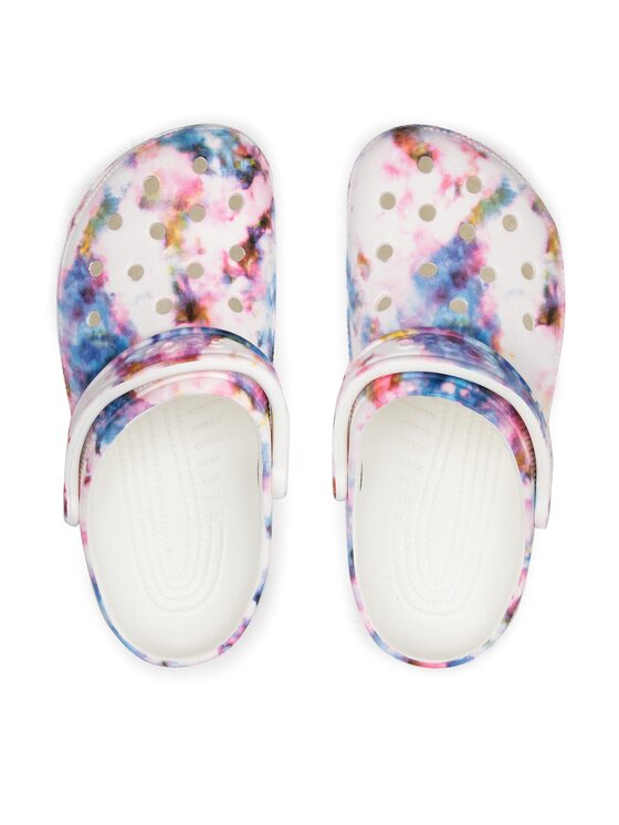 Crocs Pantoletten Classic Tie Dye Graphic Clog 205453 Bunt Modivo