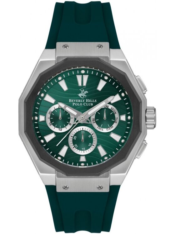 Beverly Hills Polo Club Beverly Hills Polo Club Zegarek BP3557X.375 Zielony